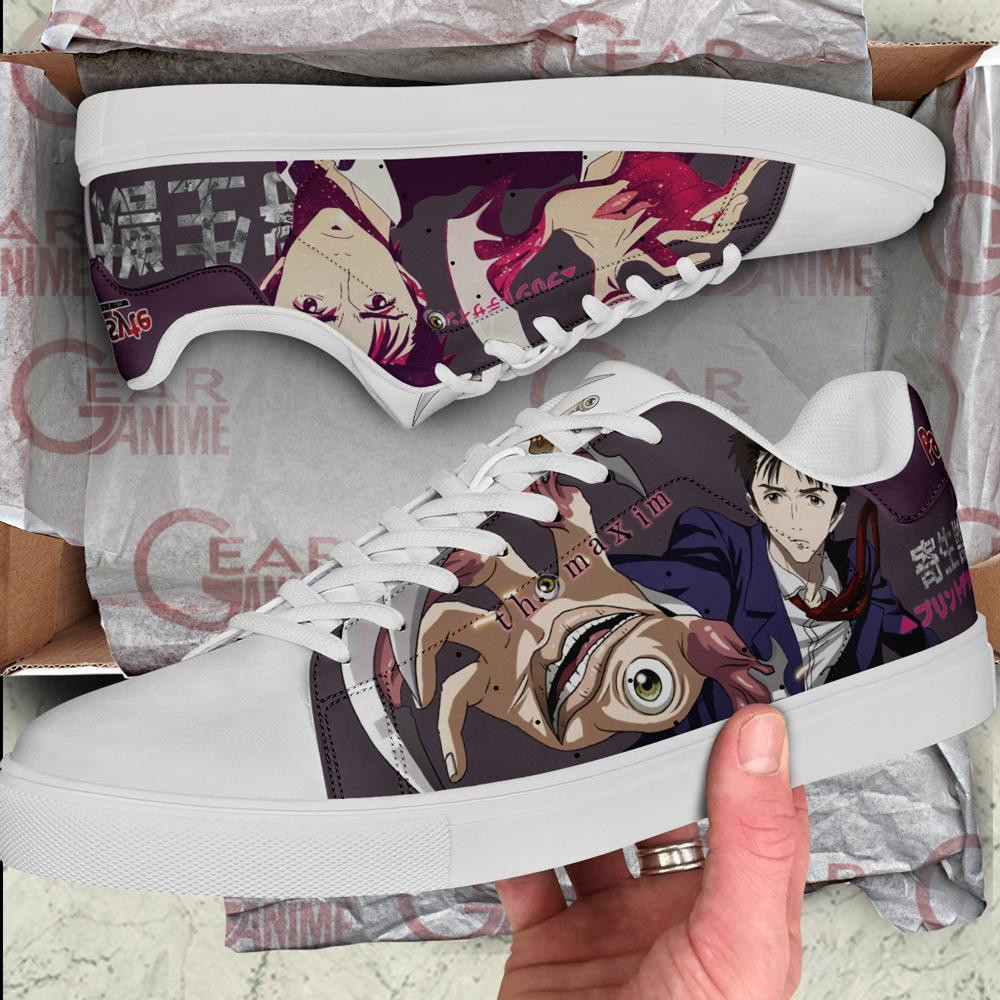 Parasyte Shinichi Izumi Skate Sneakers Horror Anime Shoes