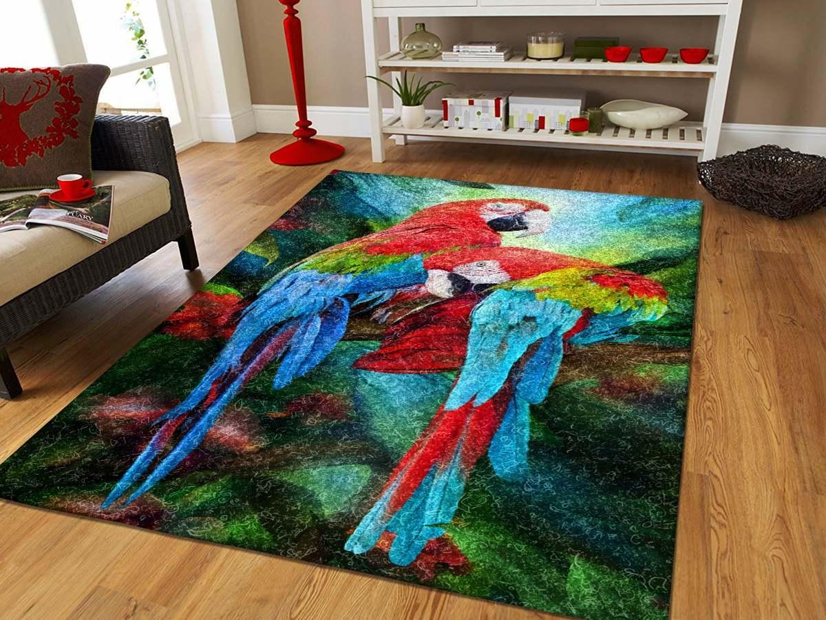 Parrot Rectangle Rug
