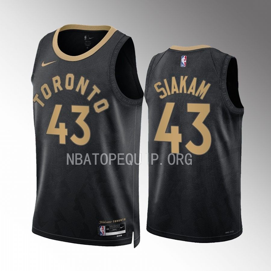 Pascal Siakam 2022-23 Toronto Raptors Black #43 City Edition Jersey Swingman