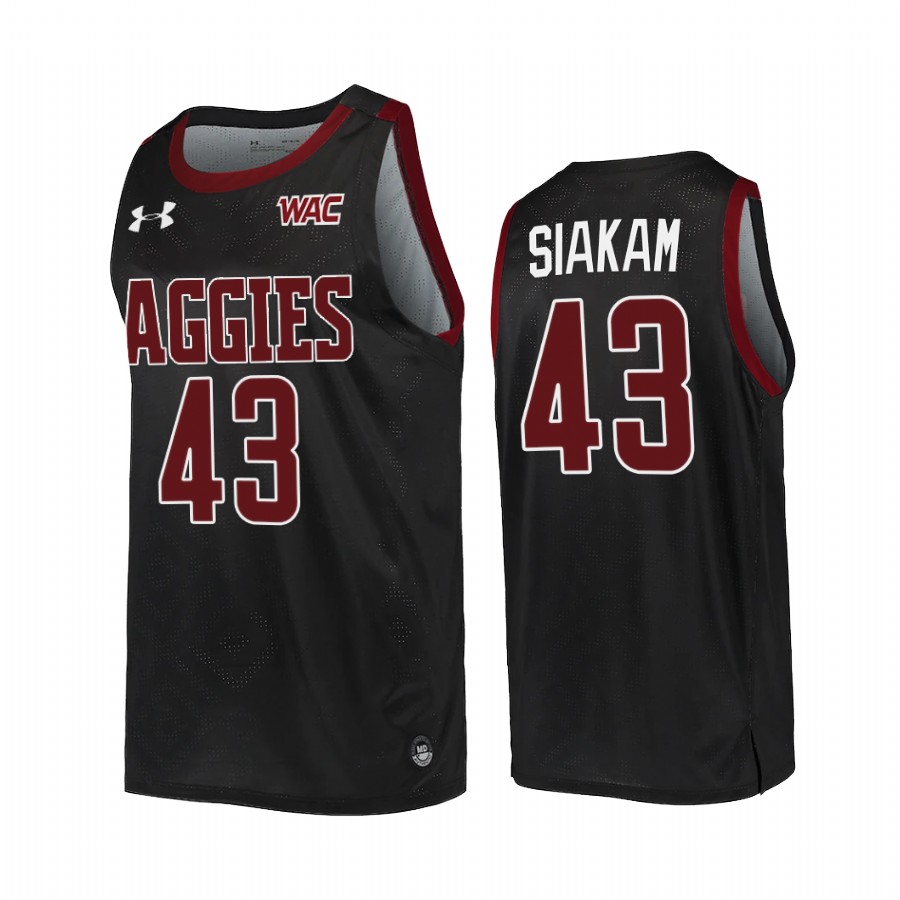 Pascal Siakam New Mexico State Aggies Black Jersey College NBA Alumni