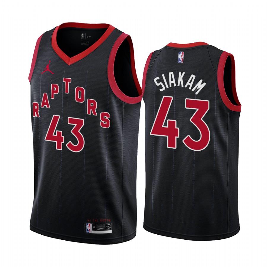 Pascal Siakam Toronto Raptors Black Statement 2020-21 Jersey