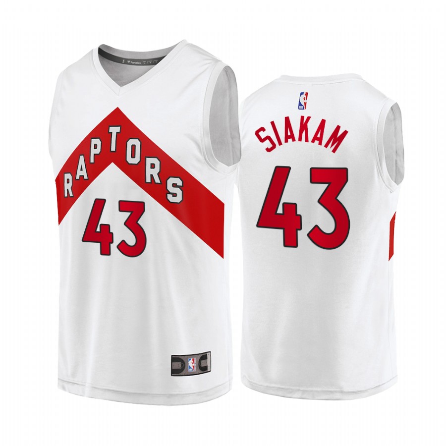 Pascal Siakam Toronto Raptors White Association Edition 2020-21 Jersey