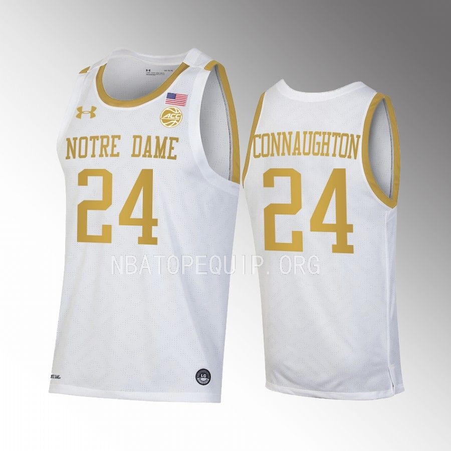 Pat Connaughton Notre Dame Fighting Irish White Jersey Alumni