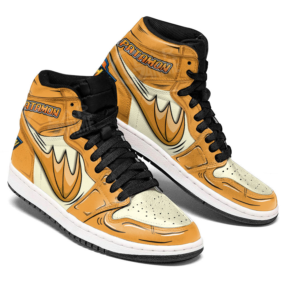Patamon Skill JD1s Sneakers Digimon Anime Shoes For Fans, Air Jordan Hightop