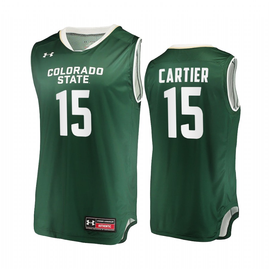 Patrick Cartier Colorado State Rams Green Jersey 2022-23 College