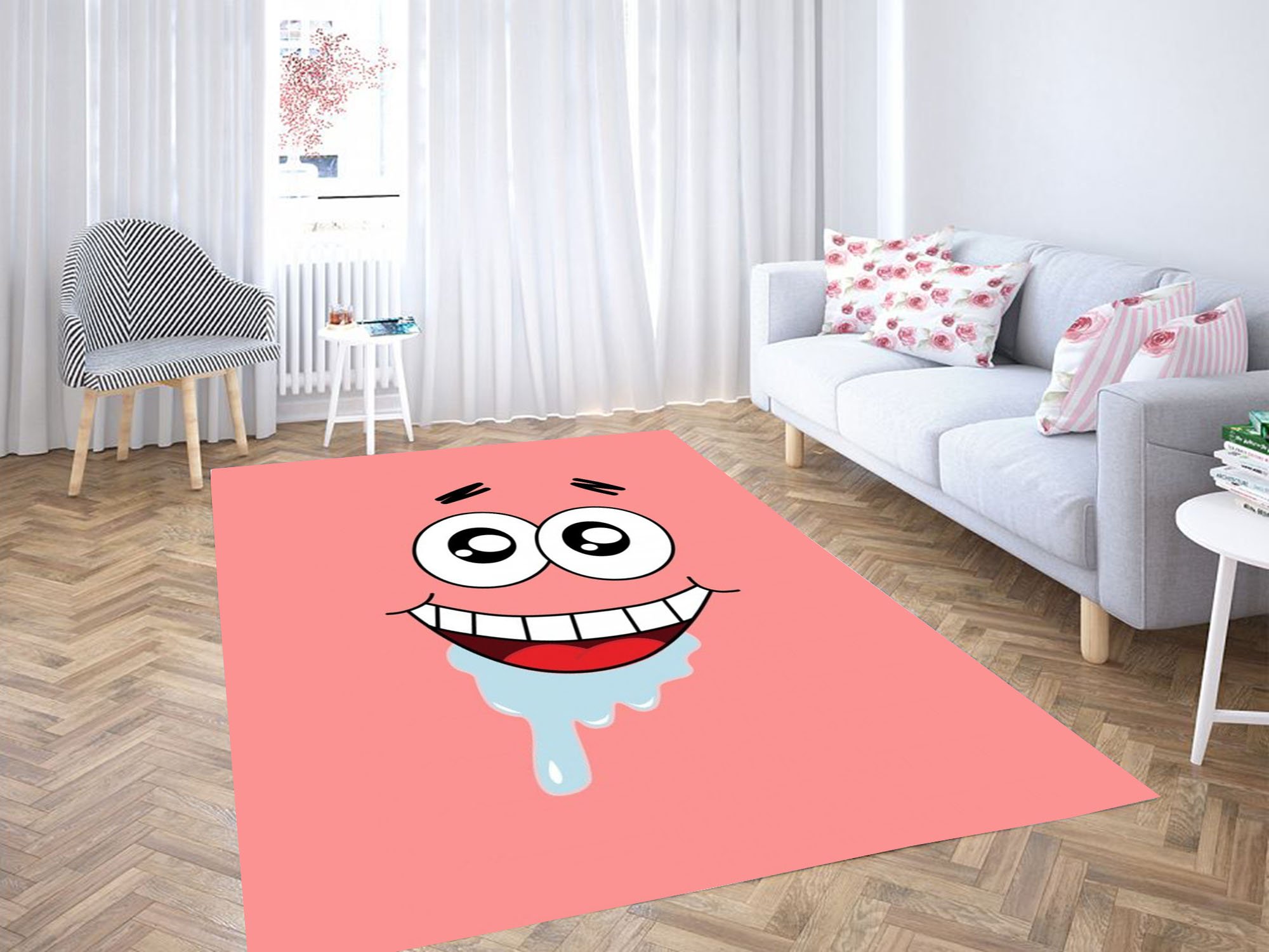 Patrick Cartoon Network Carpet Rectangle Rug
