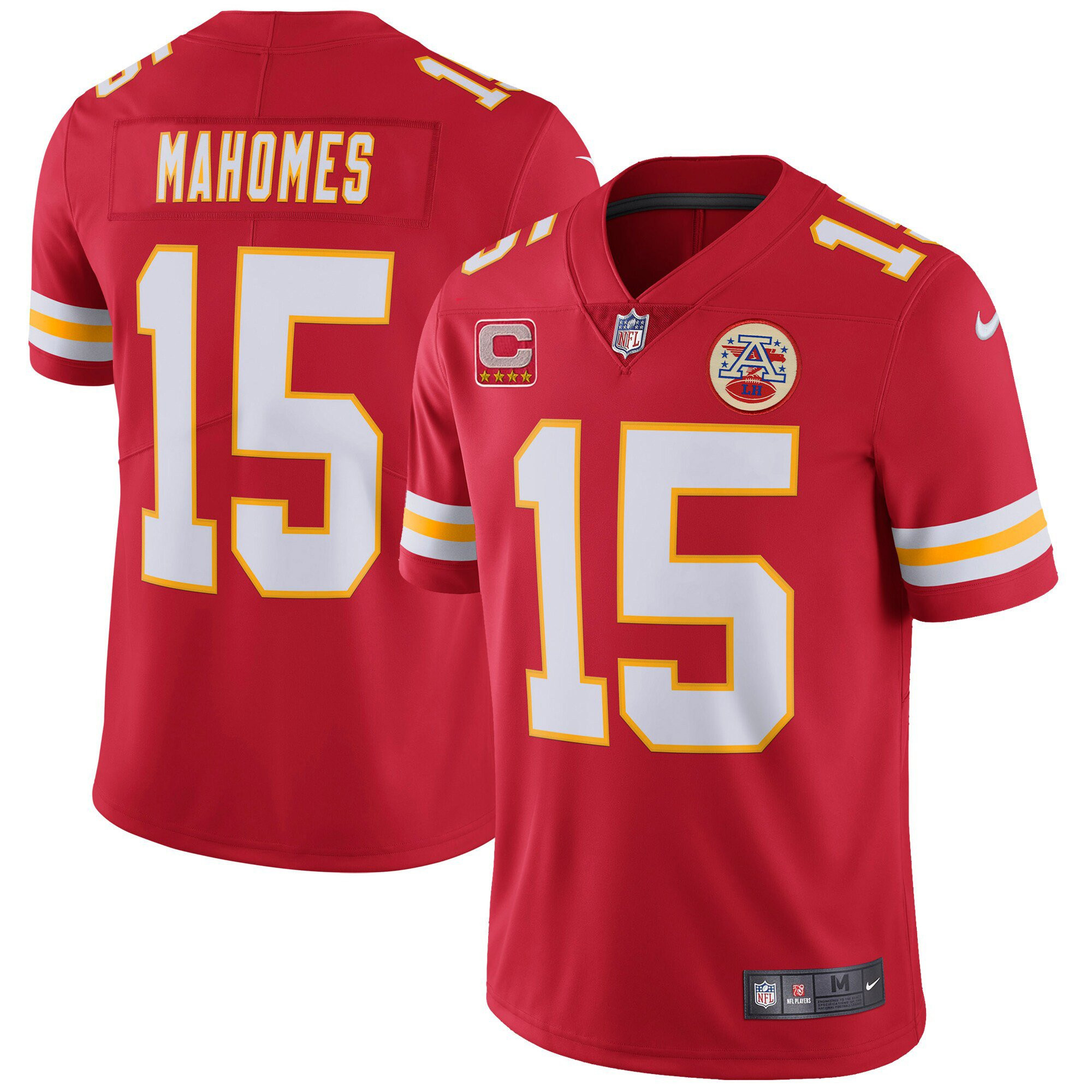 Patrick Mahomes Men's Kansas City Chiefs Player Vapor Red Jersey - All Stitched 