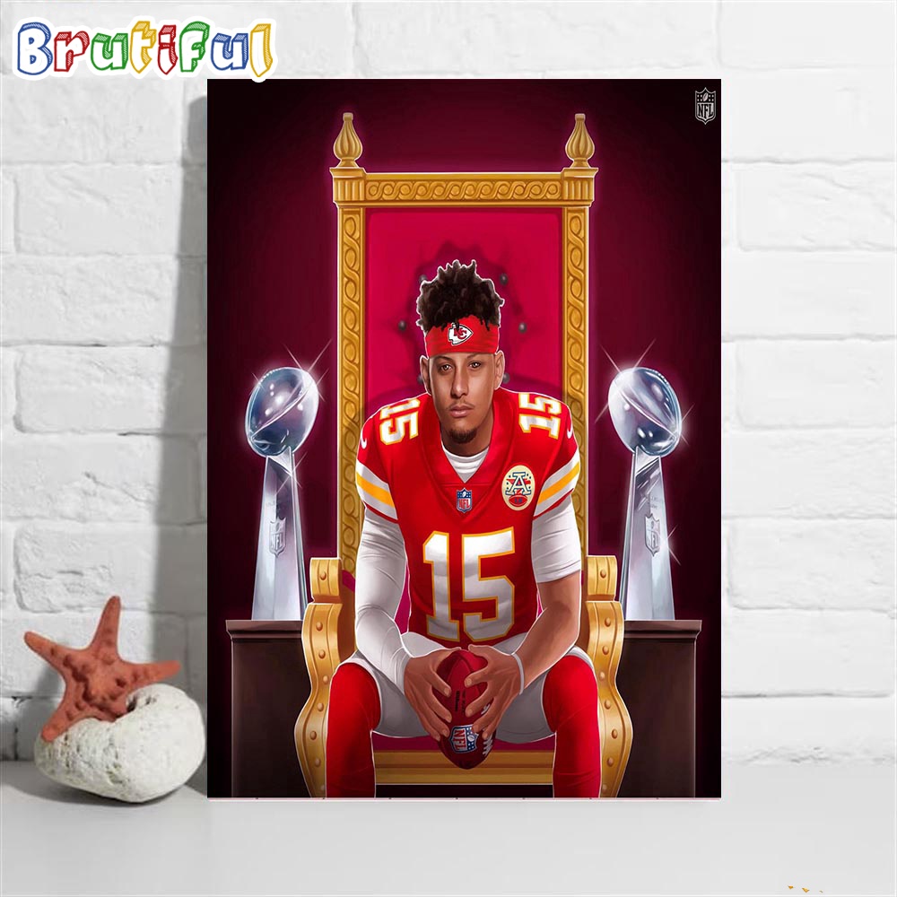 Patrick Mahomes Ready To Defend Kingdom At 2023 NFL Schedule Release Poster Canvas