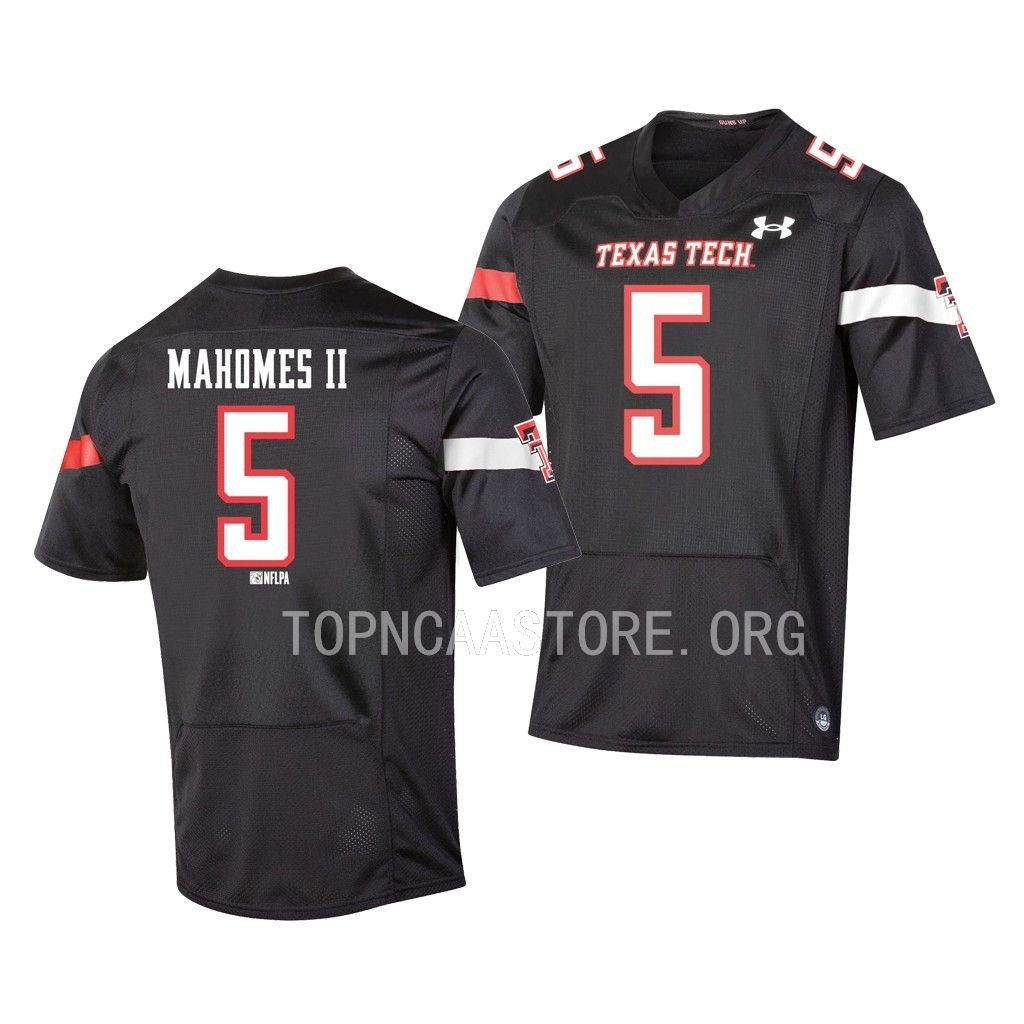 Patrick Mahomes Texas Tech Red Raiders Black Youth Jersey