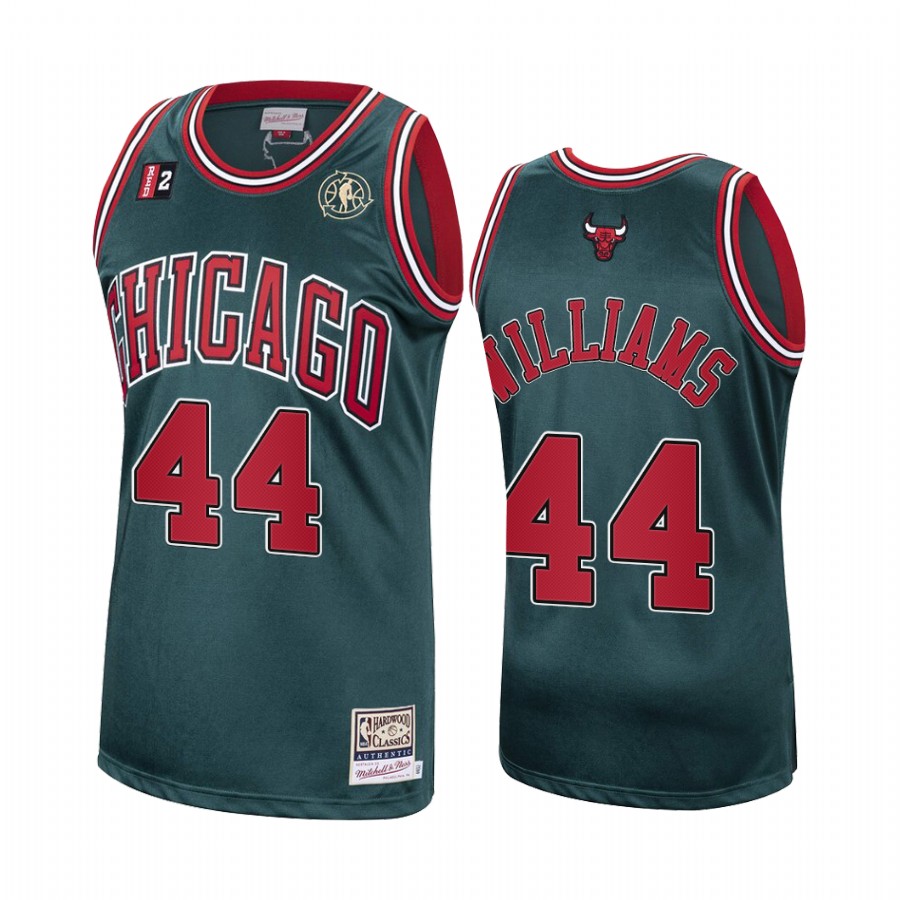 Patrick Williams #44 Chicago Bulls Hardwood Classics Jersey Green