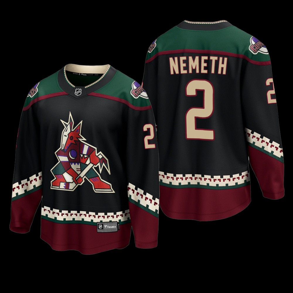 Patrik Nemeth Arizona Coyotes Home Black Breakaway Player Jersey 2022