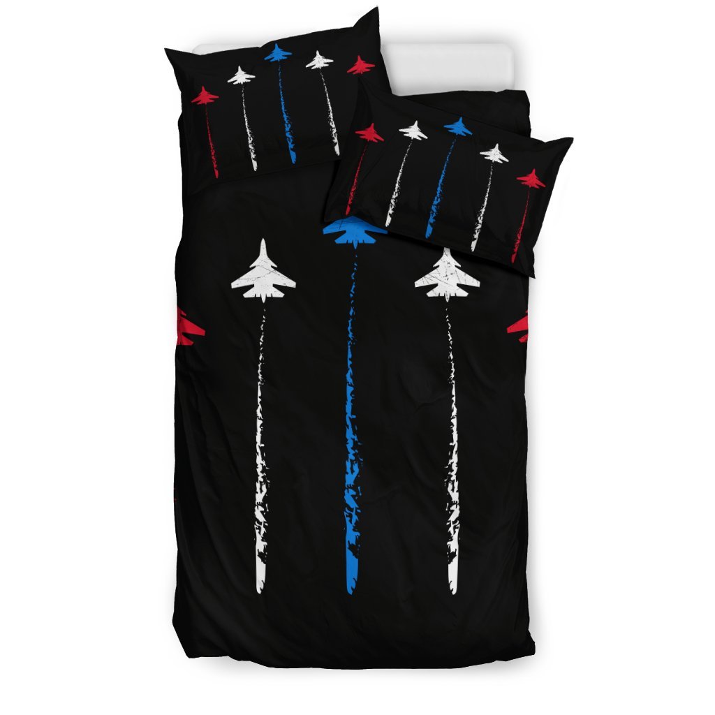 Patriotic Fighter J 3D Customized Duvet Cover Bedding Set