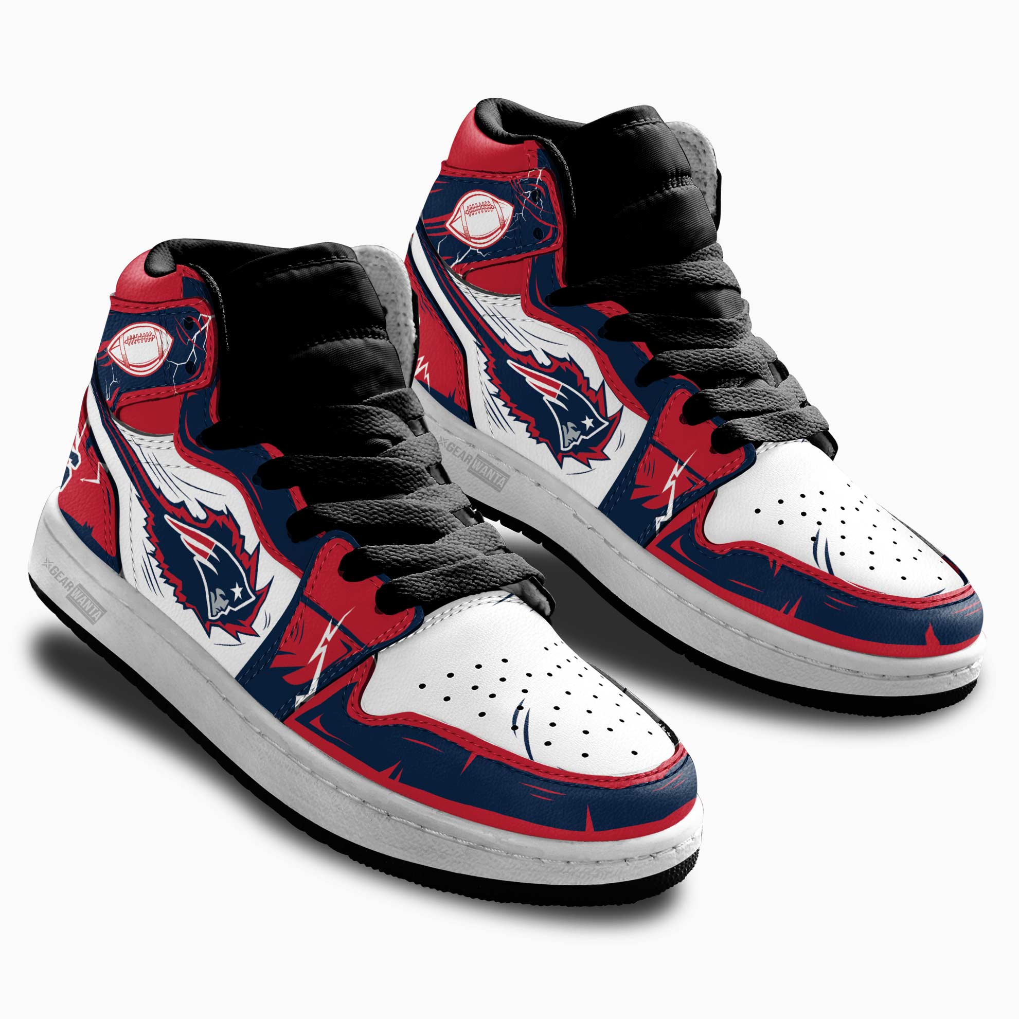 Patriots Kid Sneakers For Kids, Air Jordan Hightop