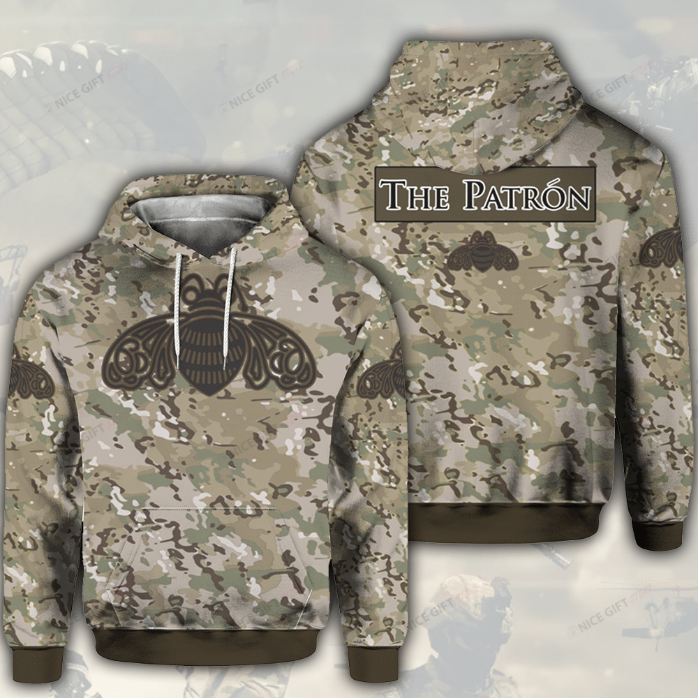 Patron Camouflage 3D Hoodie Gift For Fans