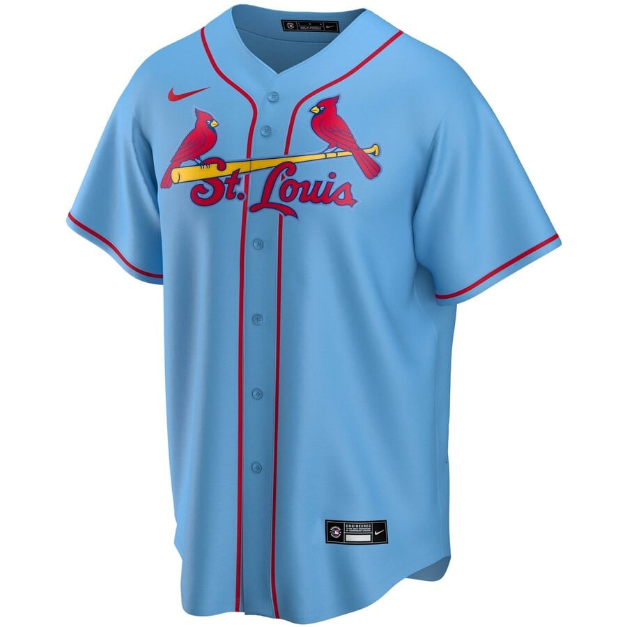 Paul Goldschmidt St. Louis Cardinals Nike Alternate 2020  Player Stitched Jersey – Light Blue