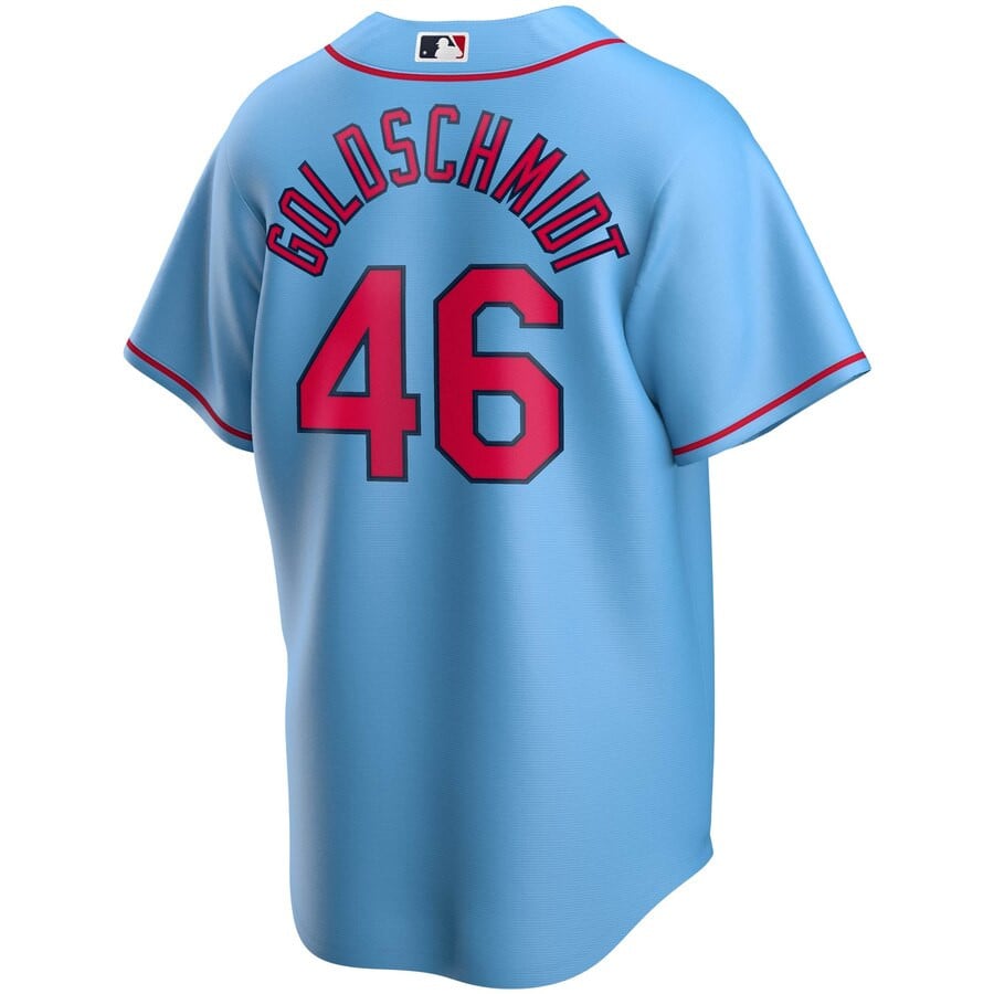 Paul Goldschmidt St. Louis Cardinals Nike Alternate 2020  Player Stitched Jersey – Light Blue