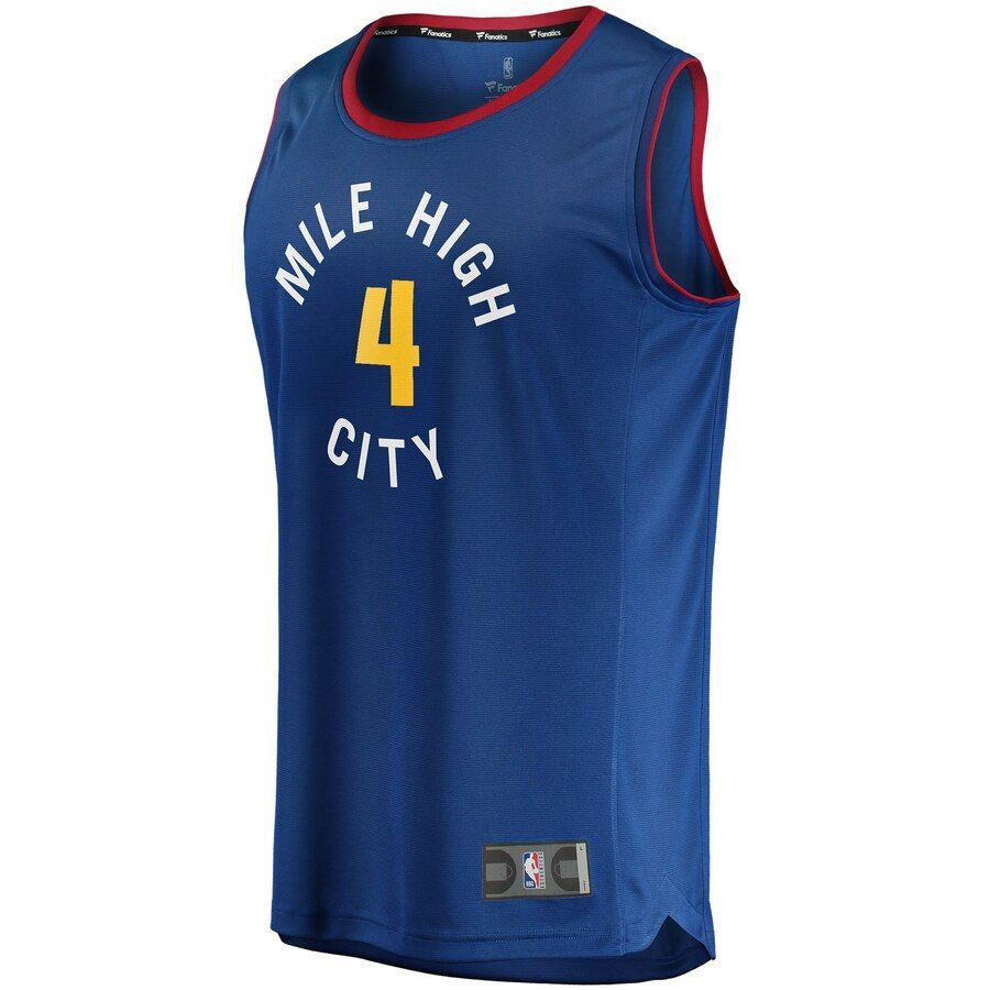 Paul Millsap Denver Nuggets Fast Break Player Jersey – Statement Edition – Blue