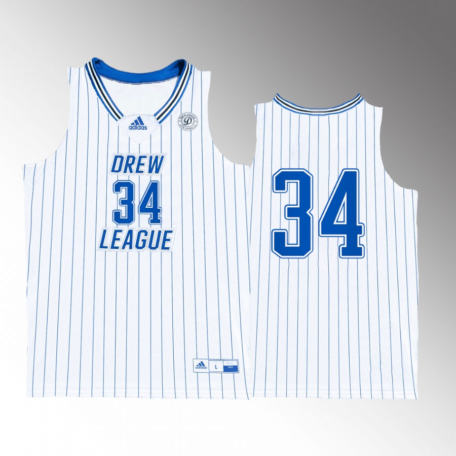 Paul Pierce Alumni Drew League #34 White Jersey