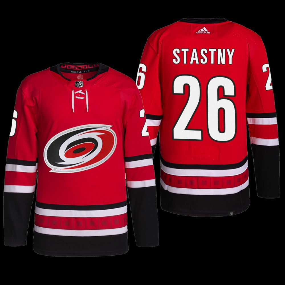 Paul Stastny Carolina Hurricanes Primegreen Jersey Red #26 Home Uniform