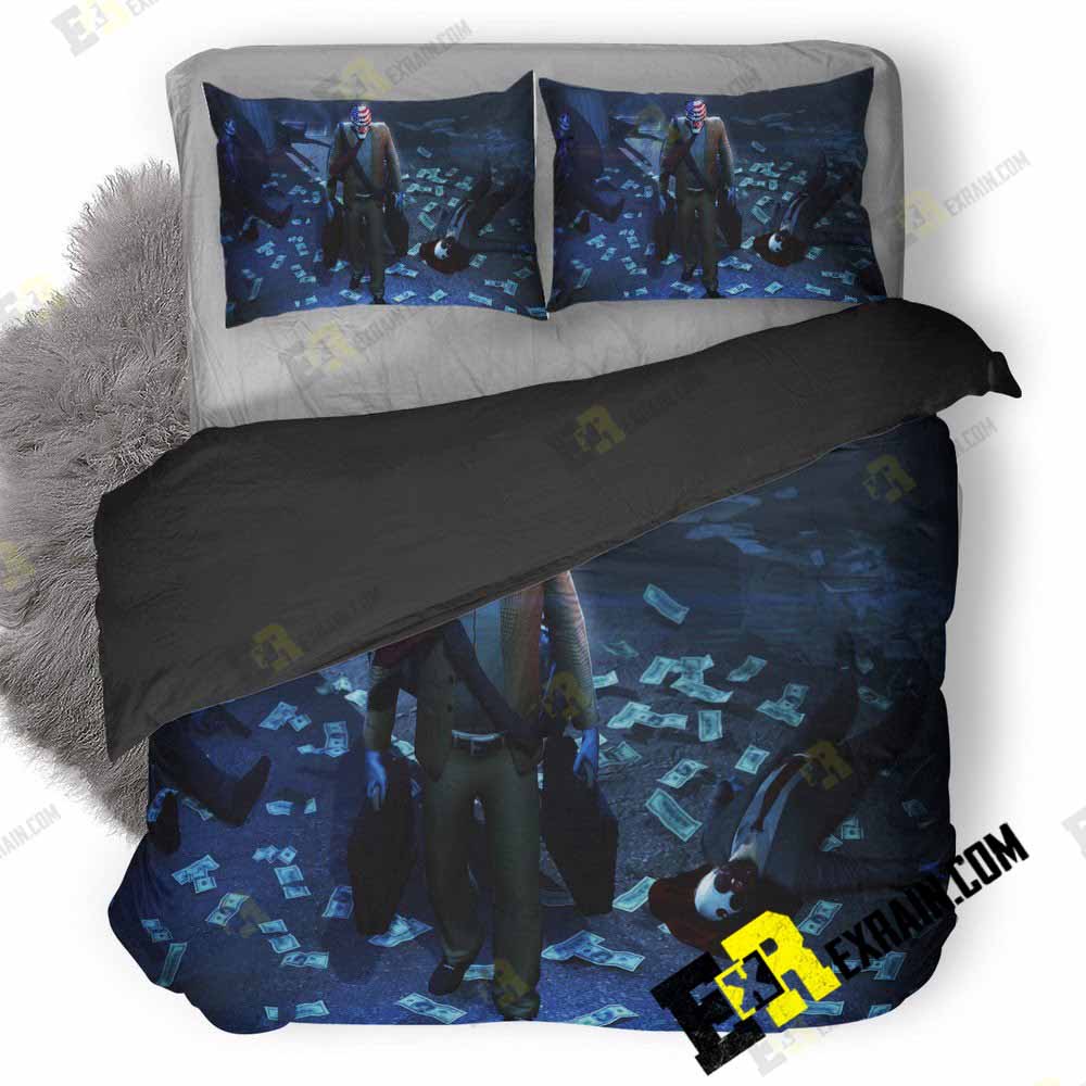 Payday Game Joker Pic 3D Customized Duvet Cover Bedding Set