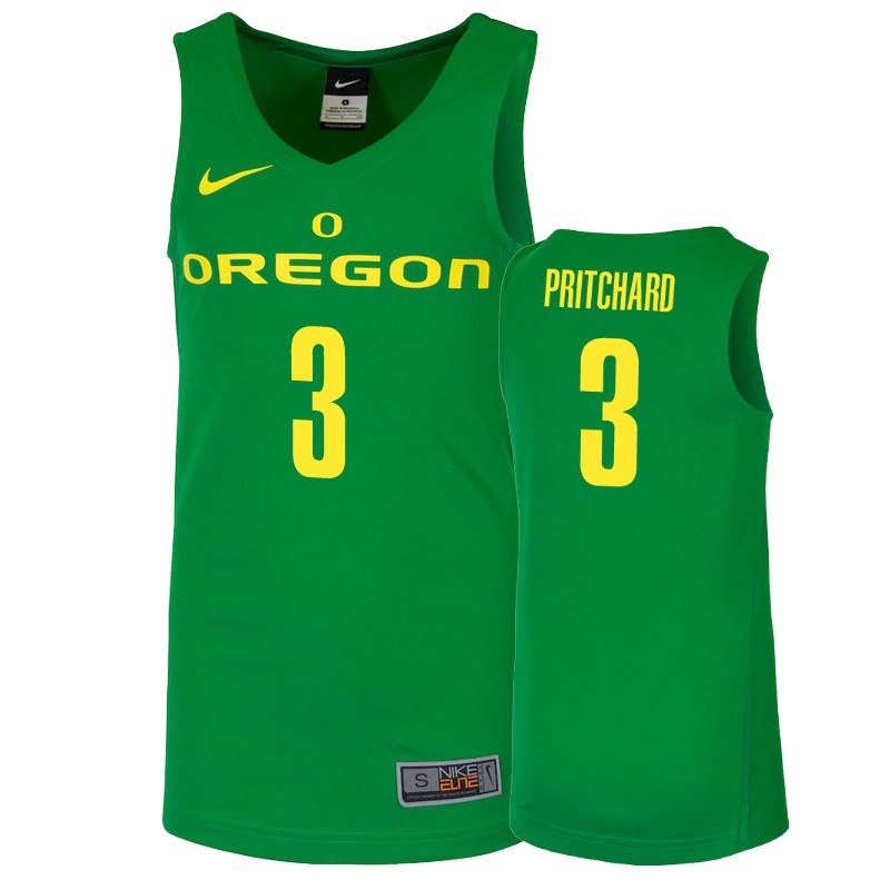 Payton Pritchard Oregon Ducks #3 College Jersey - Green
