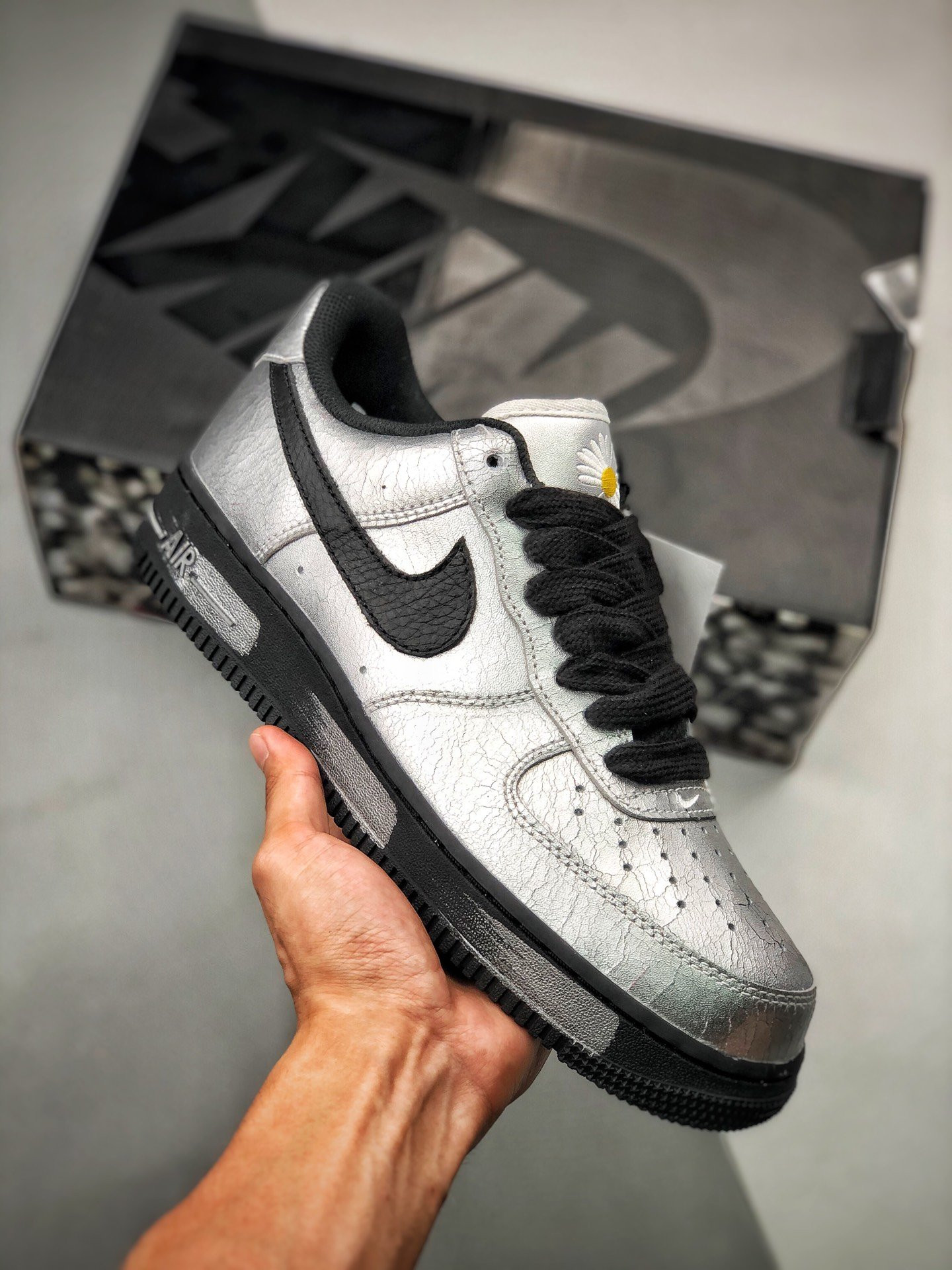 PEACEMINUSONE x Nike Air Force 1 Low “Para-noise” White/Black-White