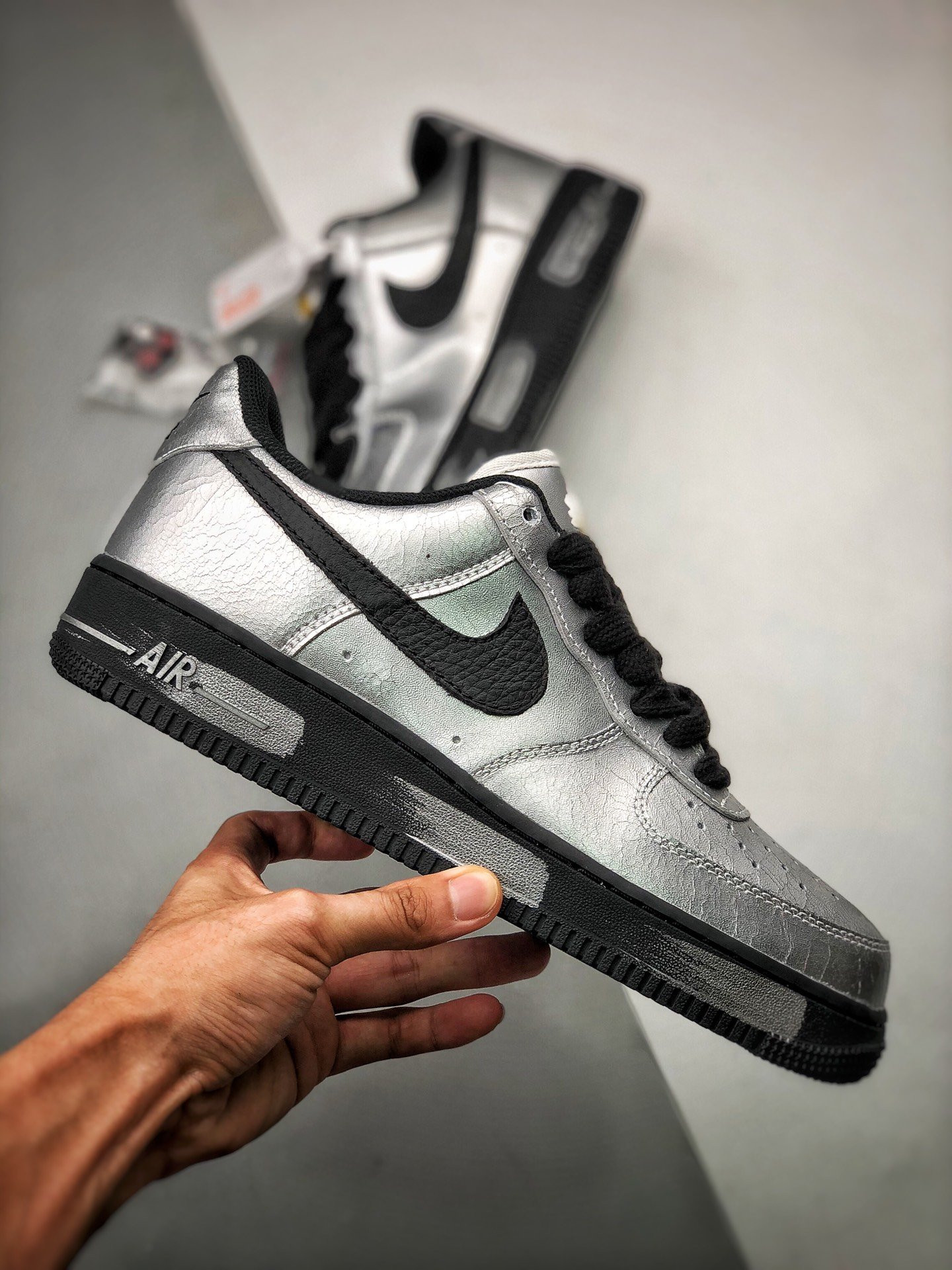 PEACEMINUSONE x Nike Air Force 1 Low “Para-noise” White/Black-White