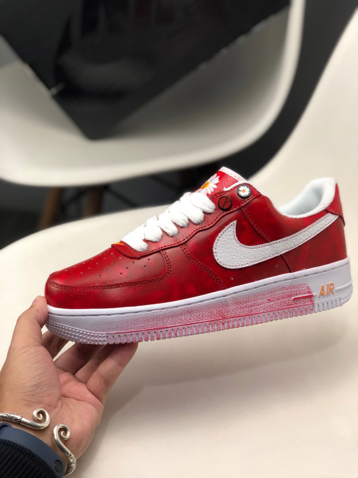 PEACEMINUSONE x Nike Air Force 1 Low “Para-Noise 2.0” Red For Sale
