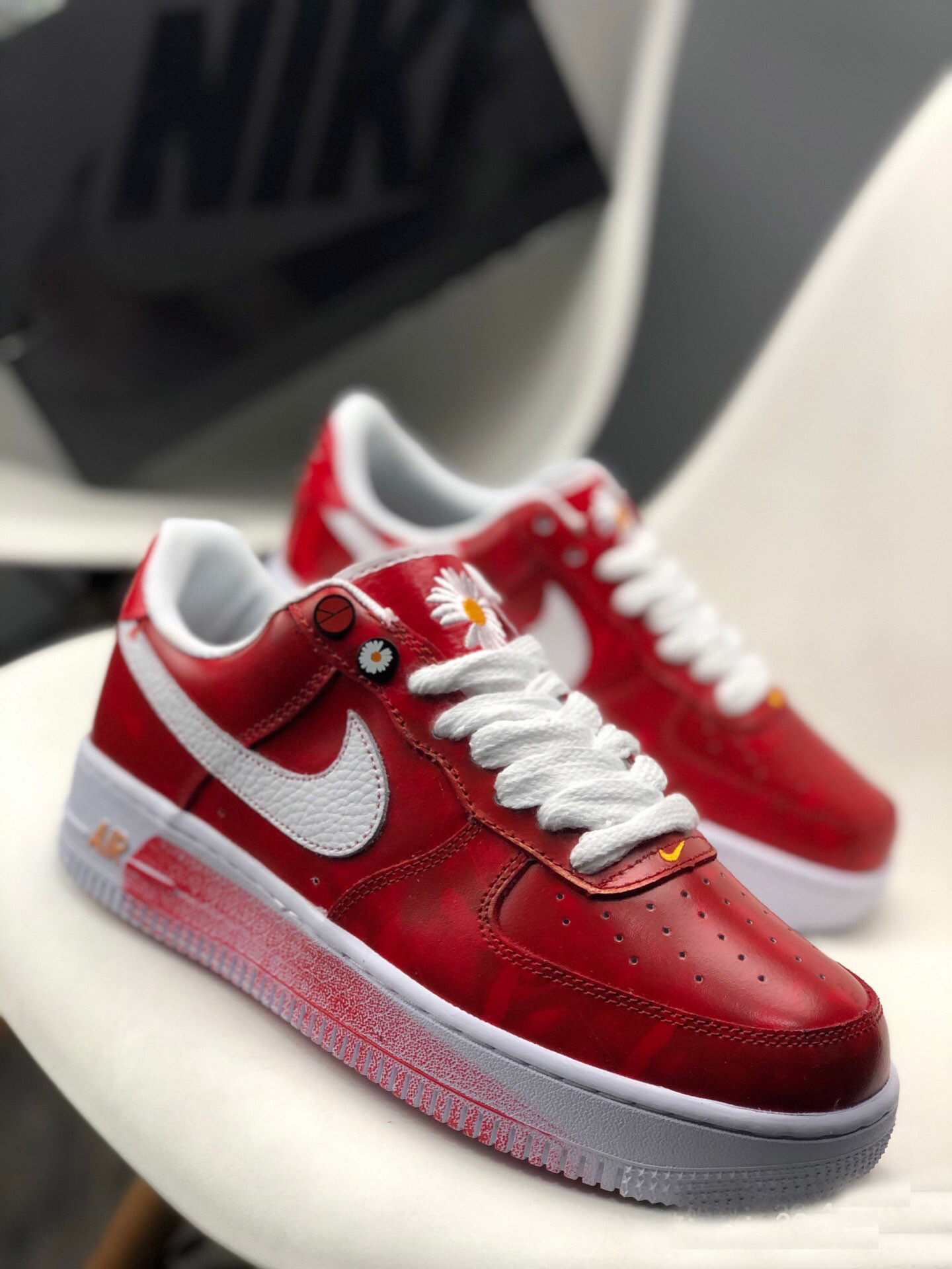 PEACEMINUSONE x Nike Air Force 1 Low “Para-Noise 2.0” Red For Sale