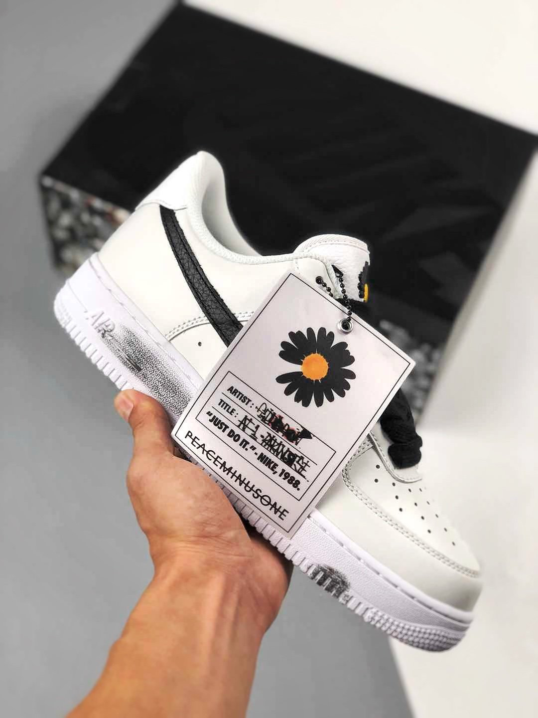 PEACEMINUSONE x Nike Air Force 1 Low “Para-Noise 2.0” White/Black-White