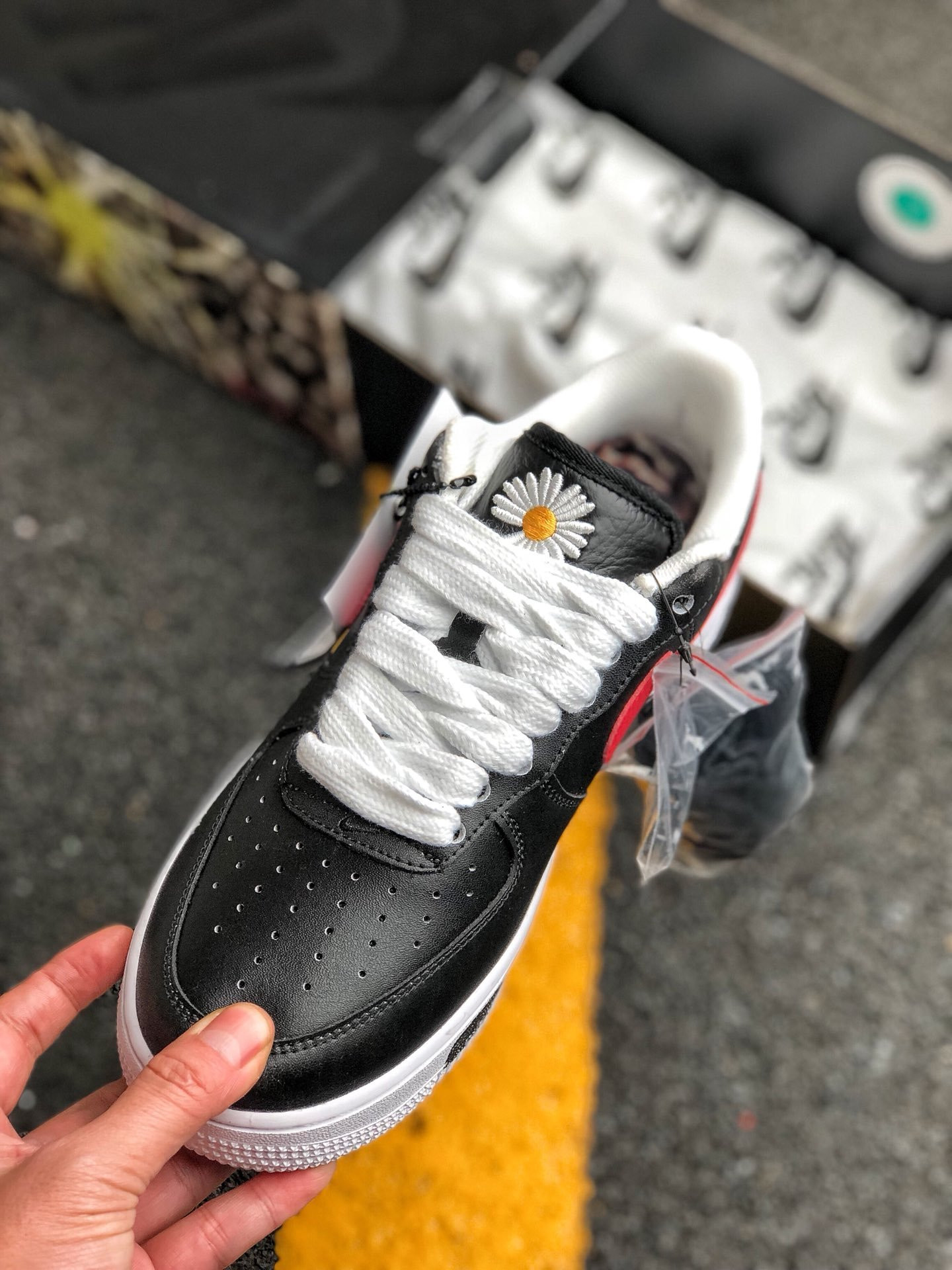 PEACEMINUSONE x Nike Air Force 1 Low Black/Sport For Sale