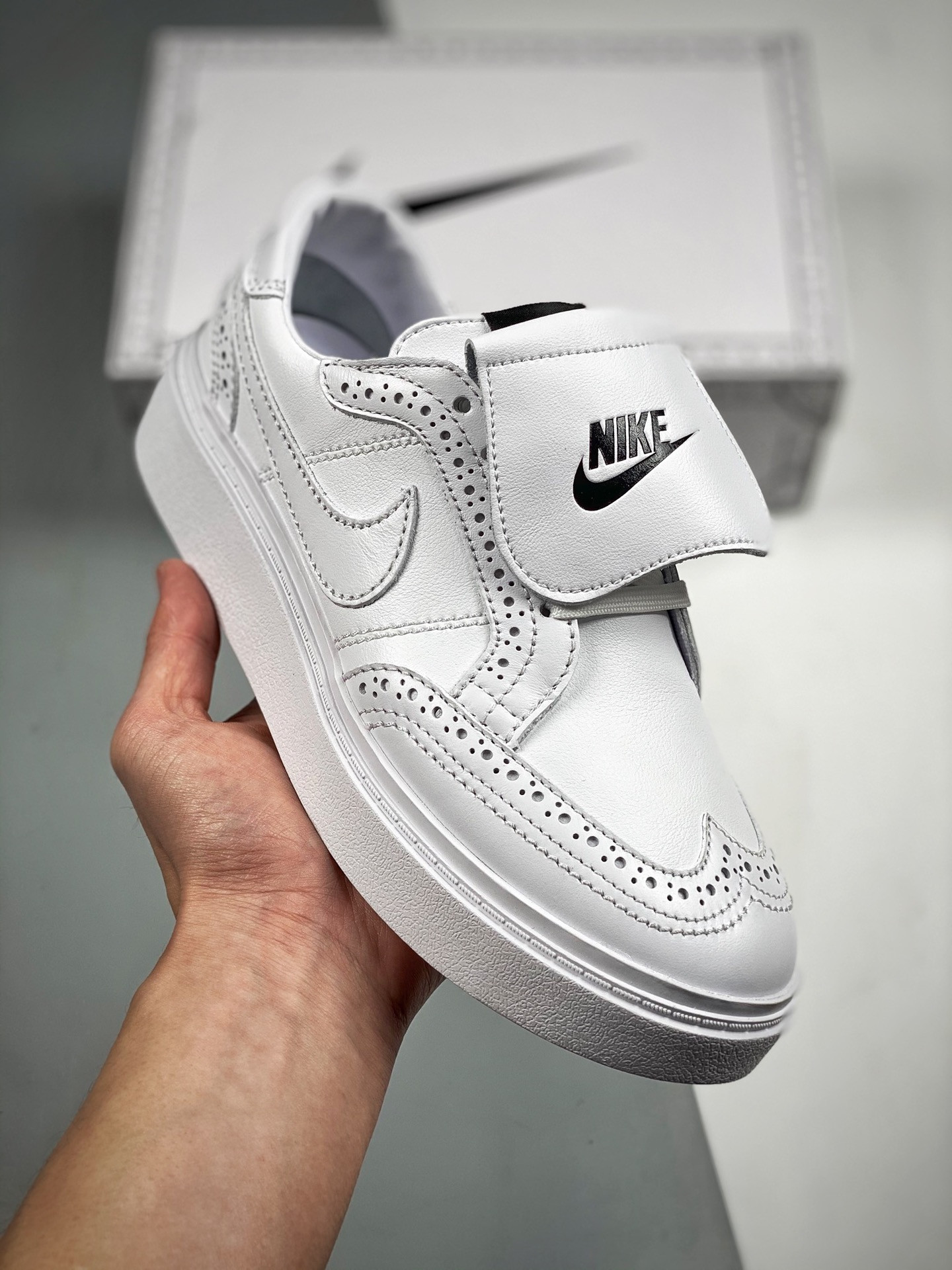 Peaceminusone x Nike Kwondo 1 Triple White Low For Sale