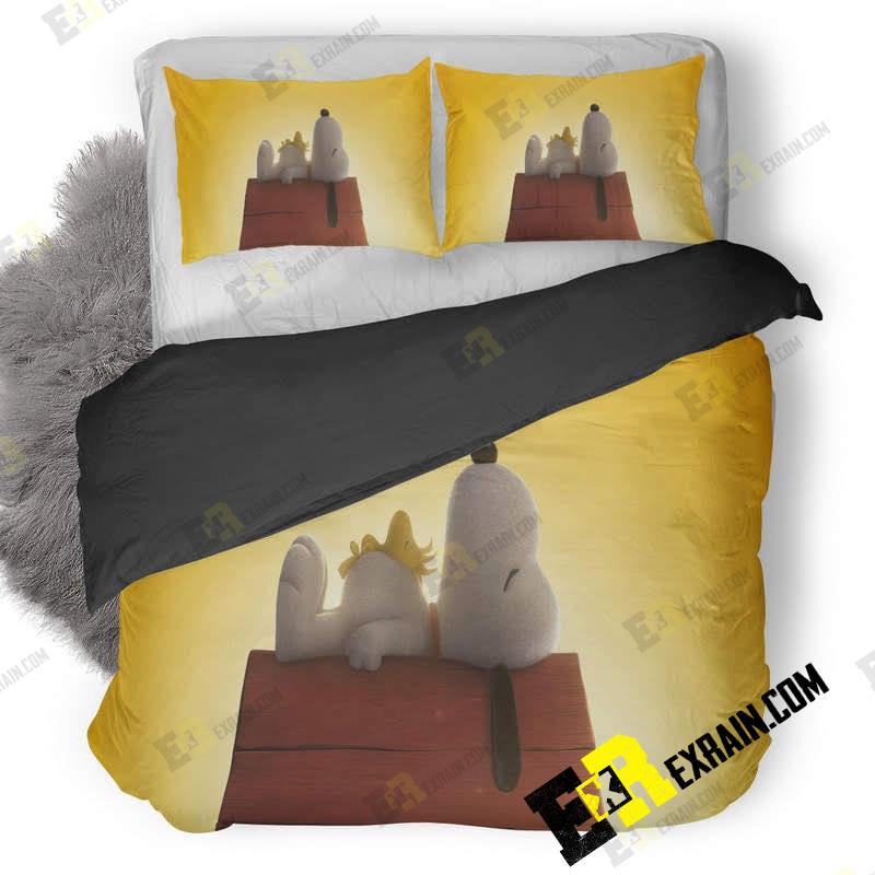 Peanuts Movie 2015 3D Customized Duvet Cover Bedding Set