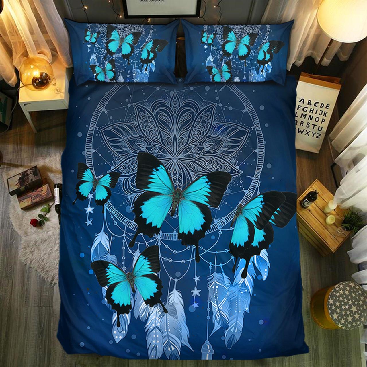 Pecial Butterfly Collection Customized Duvet Cover Bedding Set