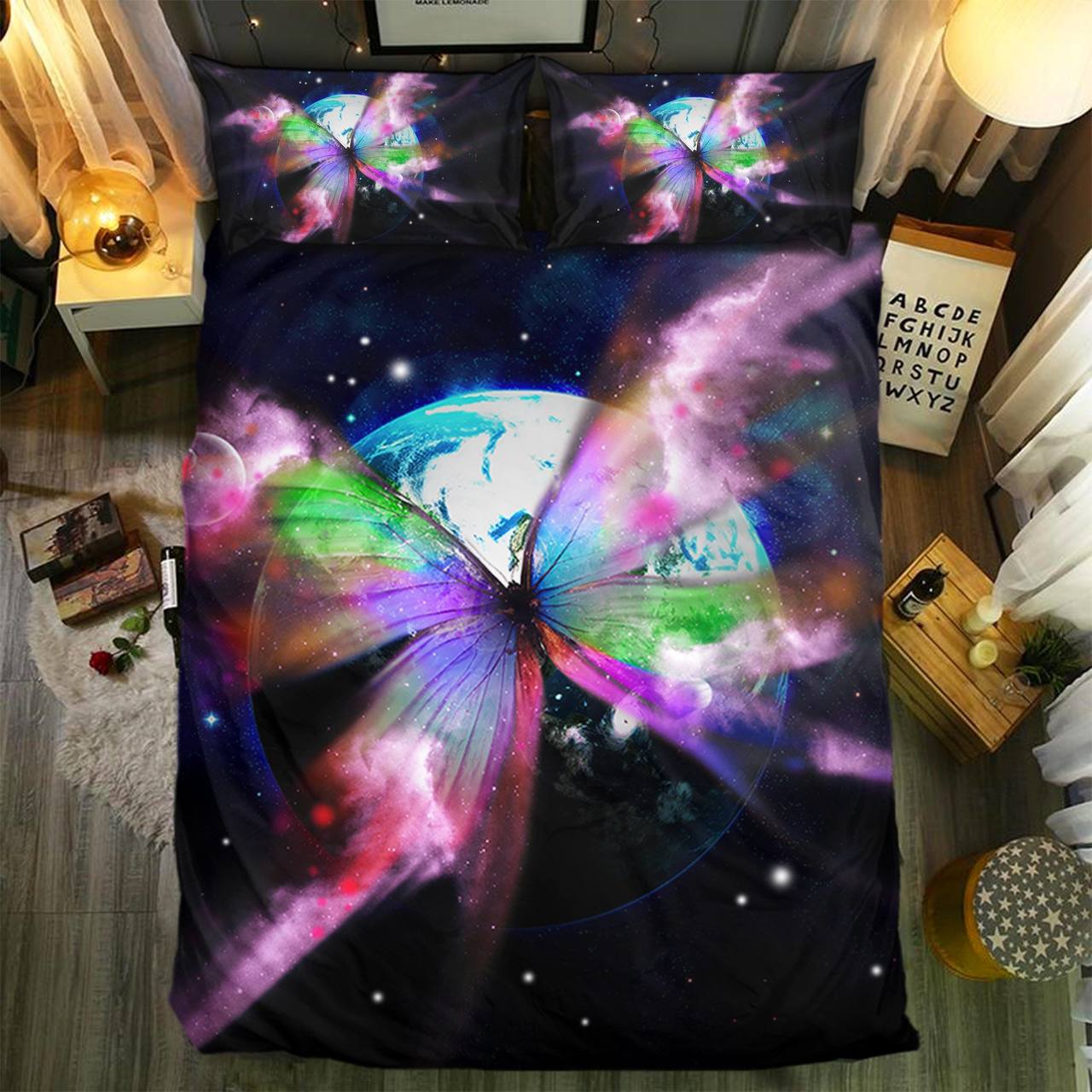 Pecial Butterfly Collection Customized Duvet Cover Bedding Set