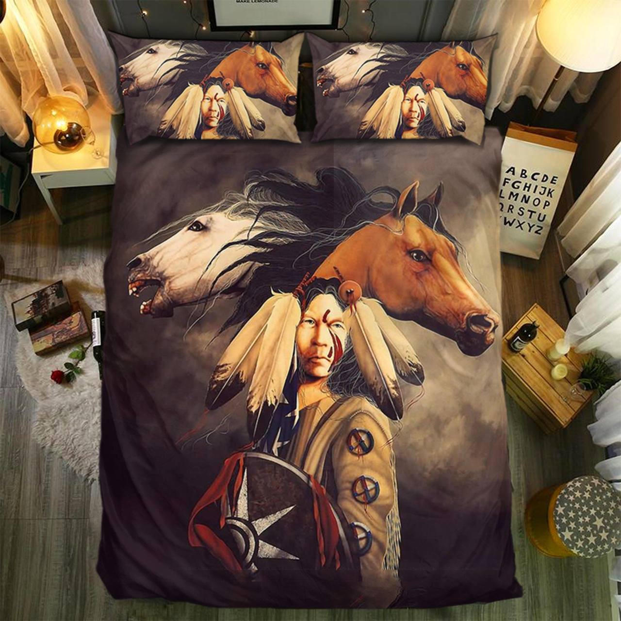 Pecial Horse Collection 53D Customized Duvet Cover Bedding Set