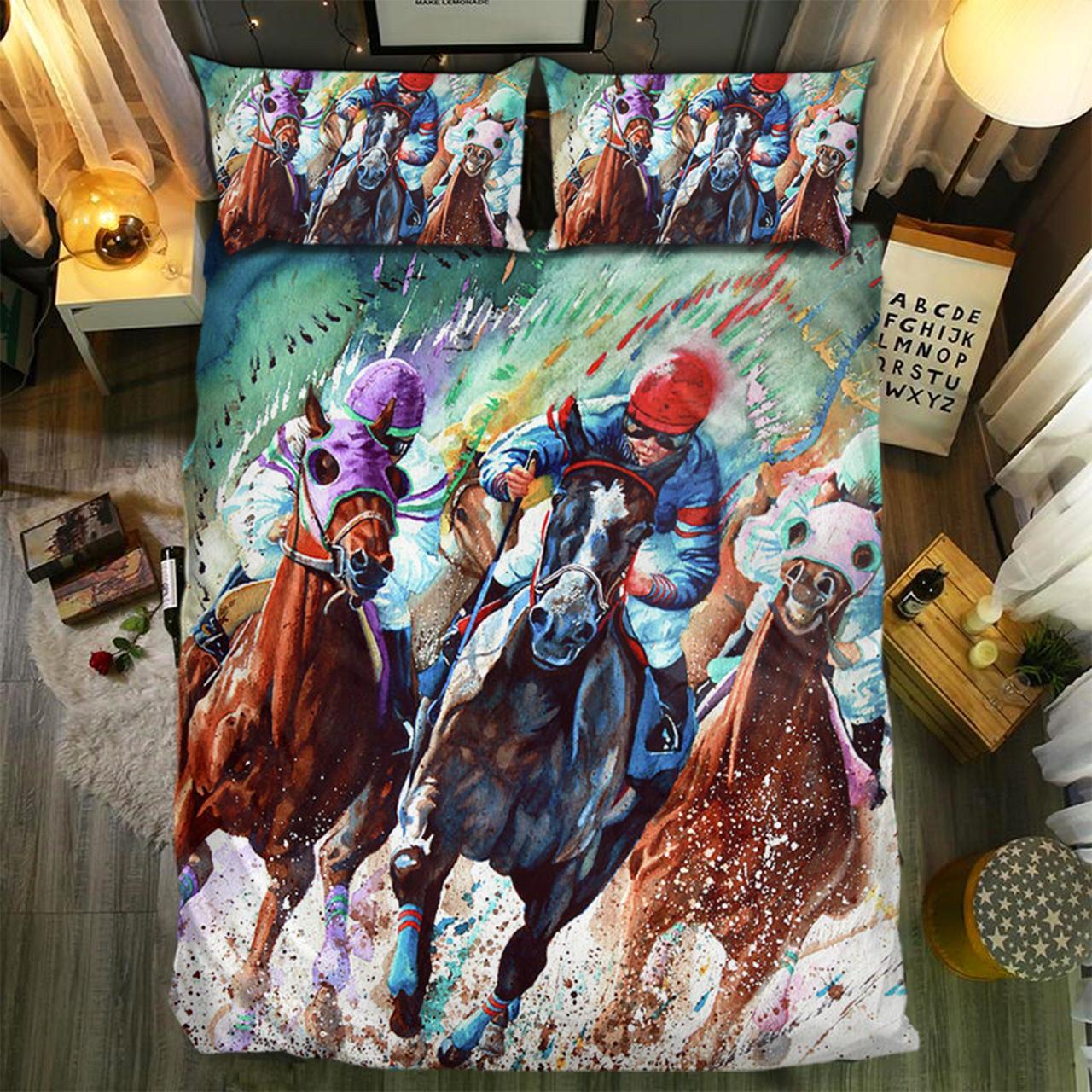 Pecial Horse Collection 73D Customized Duvet Cover Bedding Set