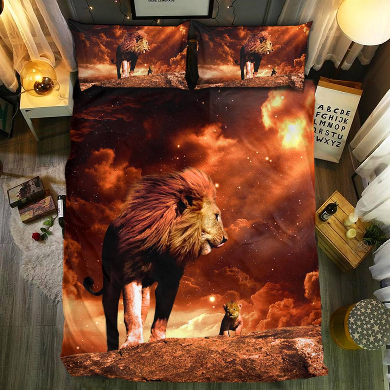 Pecial Lioncollection Customize Customized Duvet Cover Bedding Set