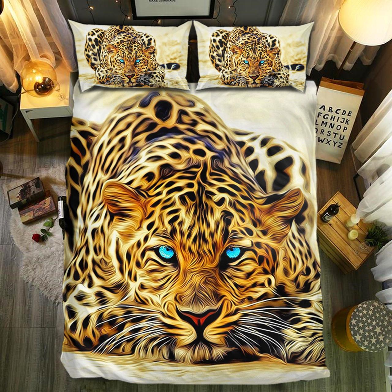 Pecial Panther 3D Customized Duvet Cover Bedding Set