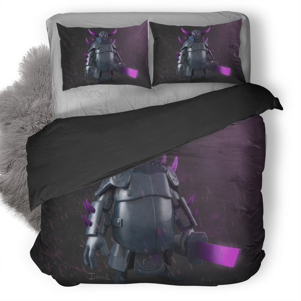 Pekka Clash Of Clans 3D Customized Duvet Cover Bedding Set
