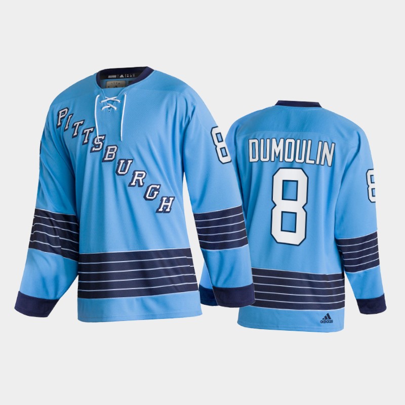 Penguins Brian Dumoulin #8 Team Classics Blue Heritage Jersey