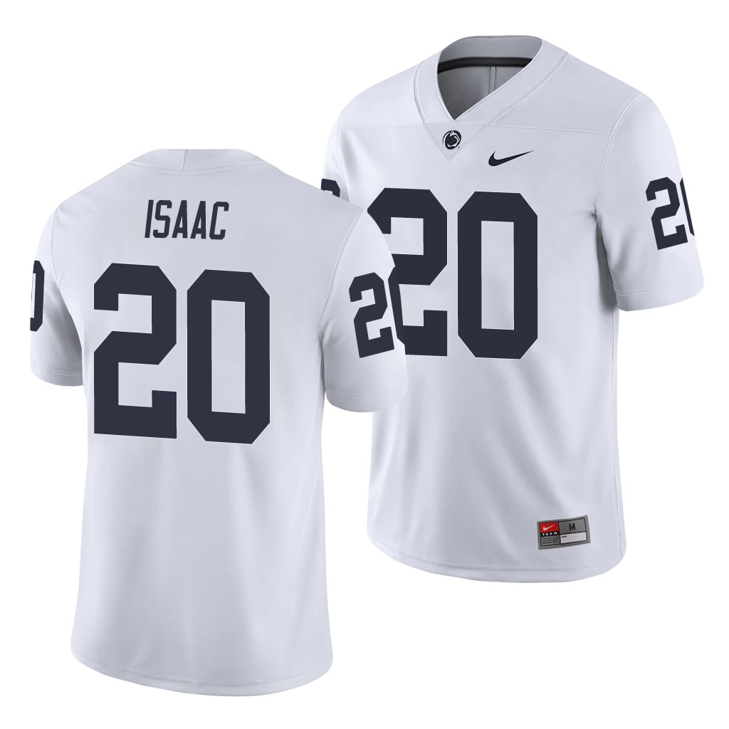 Penn State Nittany Lions Adisa Isaac White College Men's Game Jersey