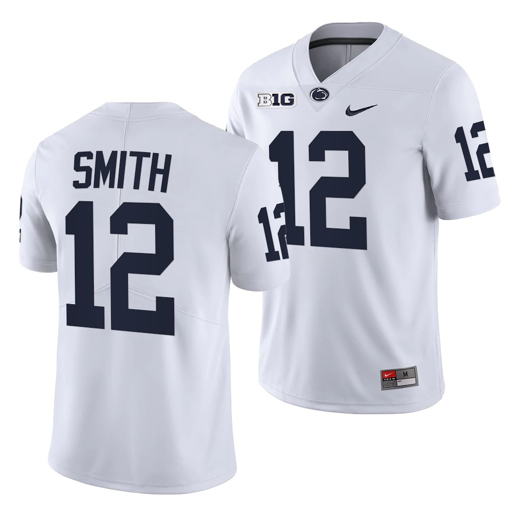 Penn State Nittany Lions Brandon Smith 12 White 2021-22 College Limited Jersey Men