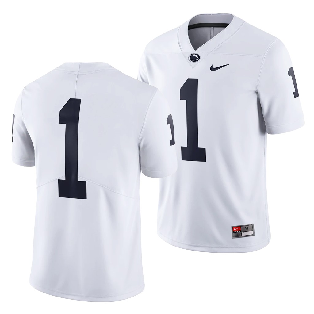 Penn State Nittany Lions Custom 1 White College Limited Jersey Men