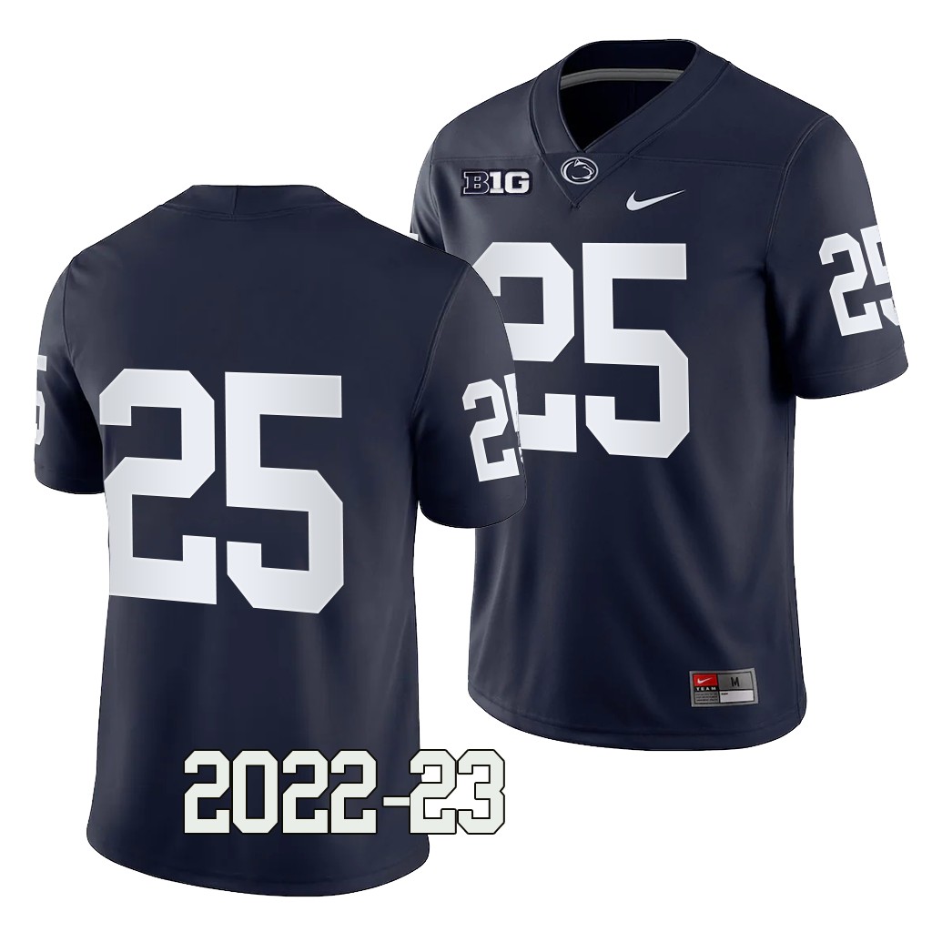 Penn State Nittany Lions Daequan Hardy Jersey 2022-23 College Navy #25 Game Men's Shirt