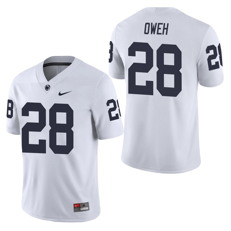 Penn State Nittany Lions Jayson Oweh White College Jersey Game - Men's