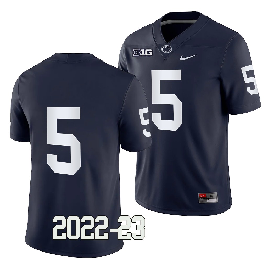 Penn State Nittany Lions Mitchell Tinsley Jersey 2022-23 College Navy #5 Game Men's Shirt