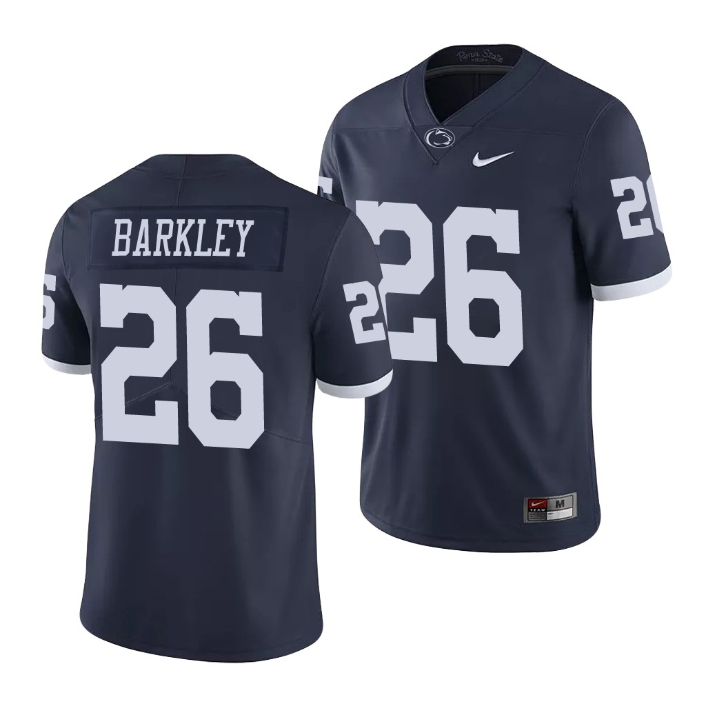 Penn State Nittany Lions Saquon Barkley Navy Limited College Jersey
