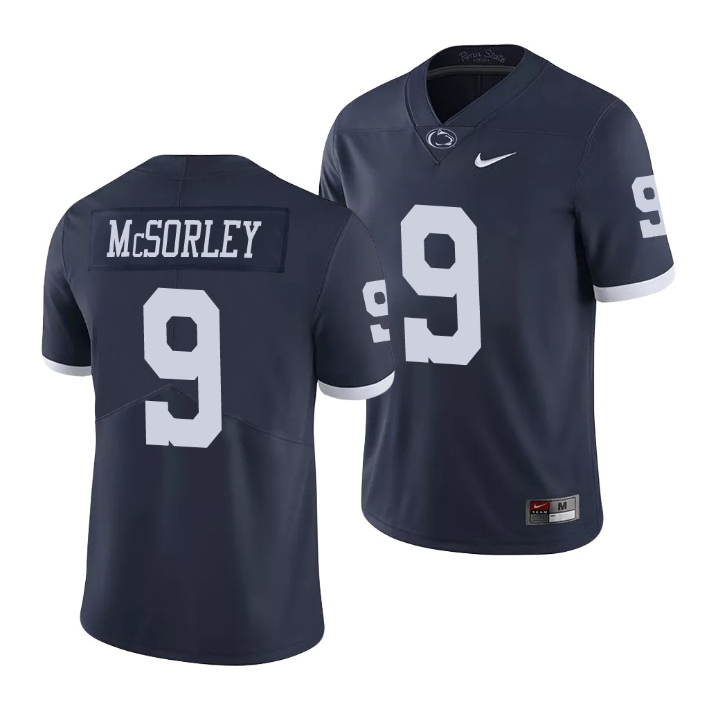 Penn State Nittany Lions Trace McSorley Navy Limited College Jersey