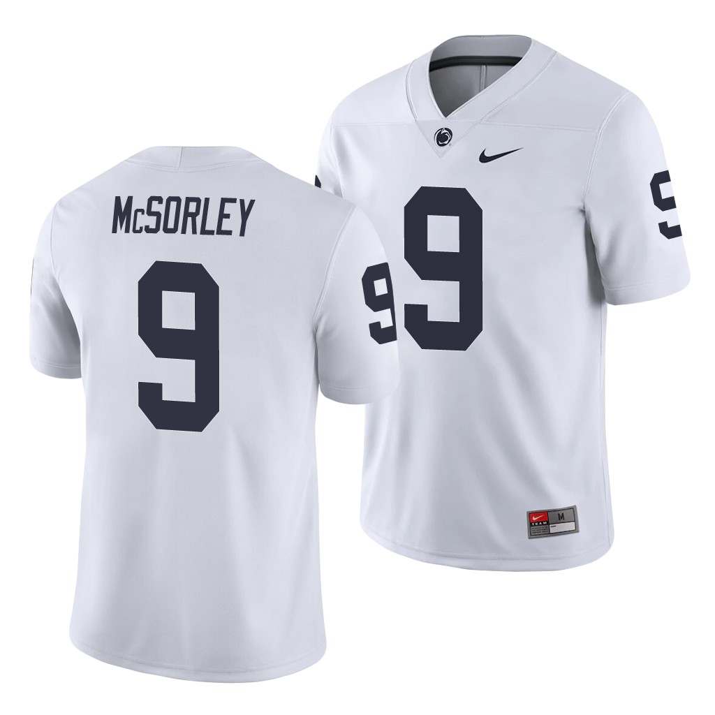 Penn State Nittany Lions Trace McSorley White College Men's Game Jersey